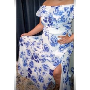 Off-The-Shoulder Maxi Dress Premier Amour